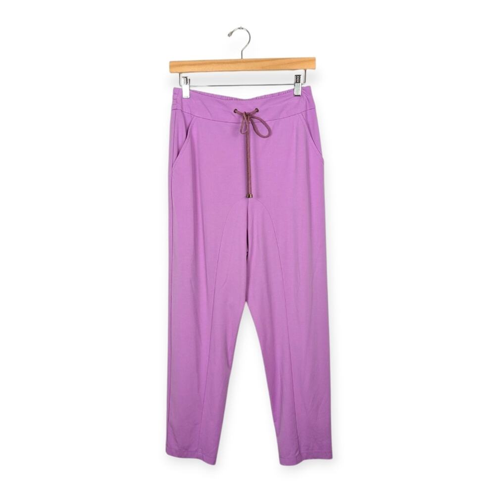 NWT Trina Turk Sugar Berry Purple Drawstring Mirth Jogger Size S